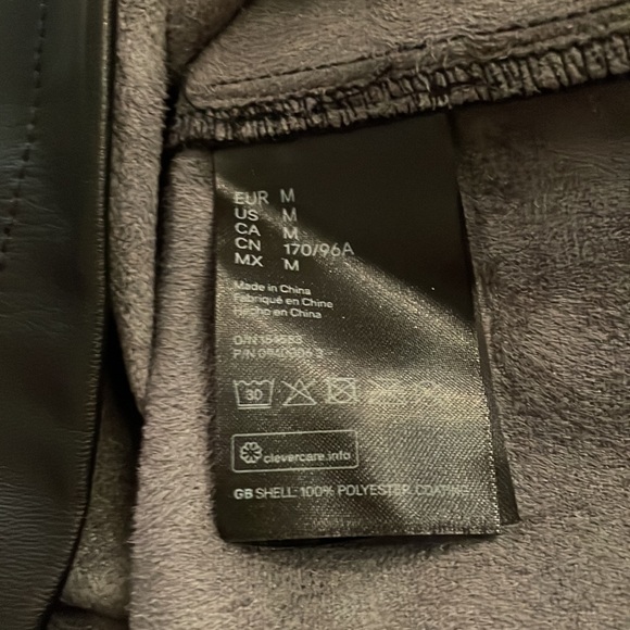 Women's Leather Look Dress - Picture 5 of 5